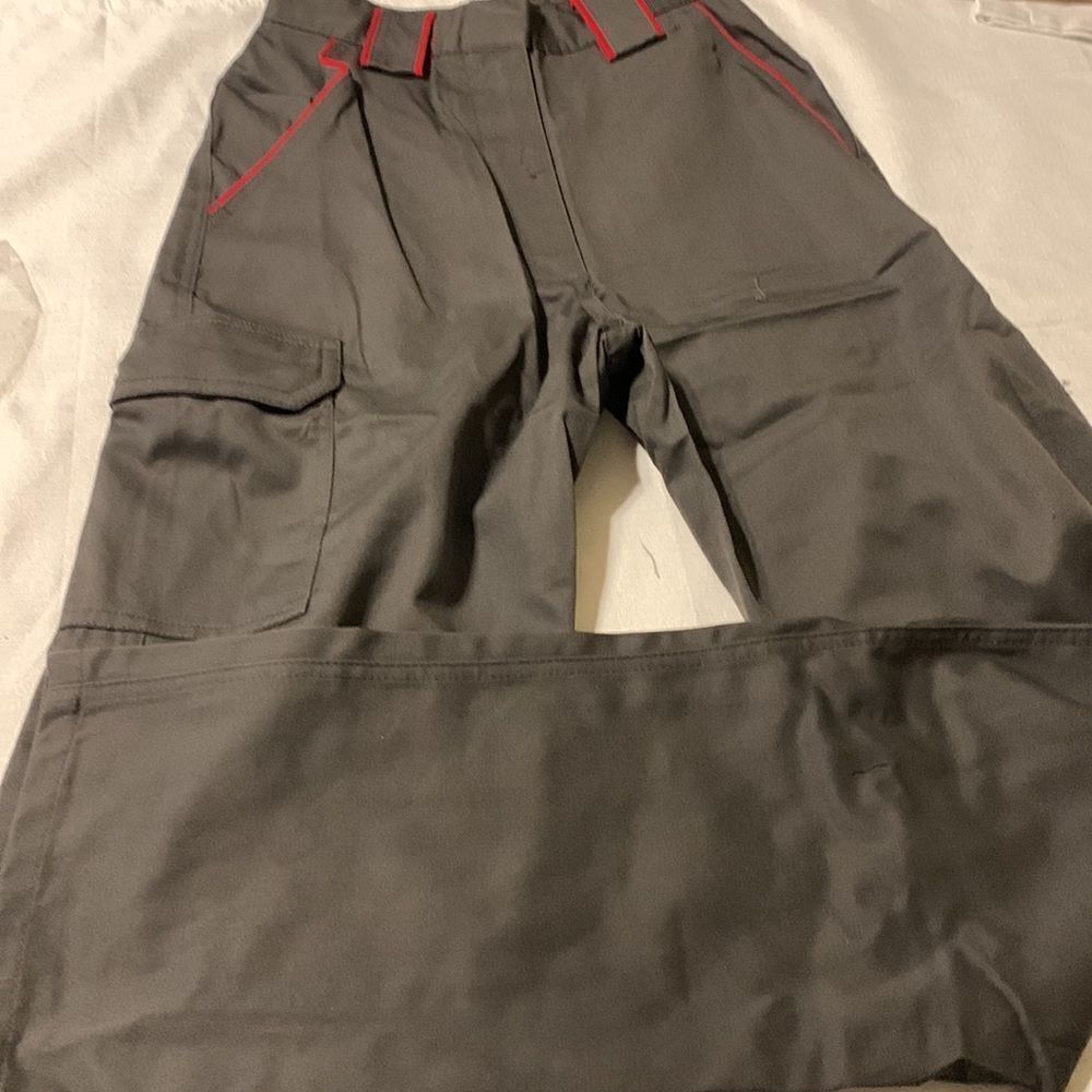 Size 4 women’s gray tactical pants 32” length.  NWT
